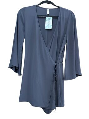 EDEN IN LOVE Wrap Mini Dress Romper Shorts